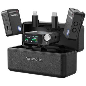 Saramonic - Ultra - Draadloos Microfoonsysteem - Zwart - 2,4 GHz