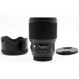 Sigma 85mm F/1.4 ART DG HSM Canon + zonnekap LH927-02 OCCASION