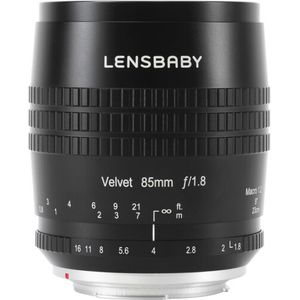 Lensbaby - Velvet 85 L-mount - Telefotolens - Zwart