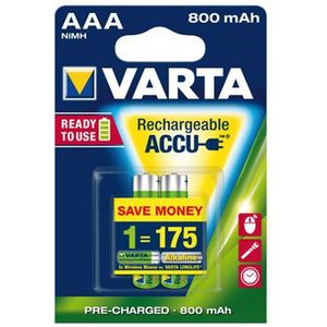 Varta AAA Oplaadbare Batterijen