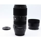 Sigma 100-400mm F/5-6.3 DG OS HSM Contemporary Canon + LH770-04 zonnekap OCCASION