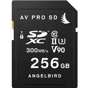 Angelbird - AVpro SDXC UHS-II V90 - Geheugenkaart - 256GB - Leessnelheid tot 300 MB/s