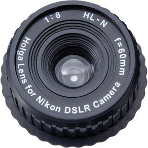 Holga 60mm f/8 manual focus lens for Nikon DSLR camera