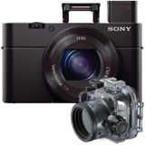 Sony Cybershot DSC-RX100 mark III + MPK-URX100A onderwaterbehuizing