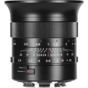 7artisans 14mm f/2.8 Nikon Z - Zwart