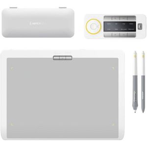 Xencelabs - Medium SE v2 - Grafisch Tablet - Nebula White - Inclusief Twee V2-Pennen