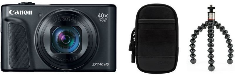 Canon - PowerShot SX740 HS Lite Edition - Digitale Camera - Zwart - 20,3 Megapixels - 40x Optische Zoom