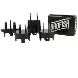 Brofish Usb Wallcharger 4 Port Black