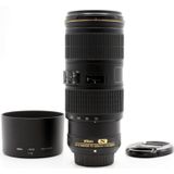 Nikon AF-S 70-200mm F/4.0G ED VR + HB-60 zonnekap OCCASION