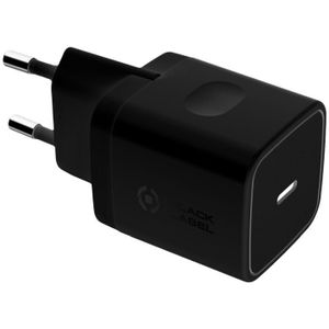 Celly Black Label Muurlader USB-C poort, 20W