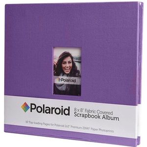 Polaroid Scrapbook 10 Pages purple