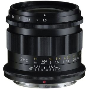 Voigtländer - Nokton 28 mm F/1.5 ASPH - Z-mount Lens - Zwart