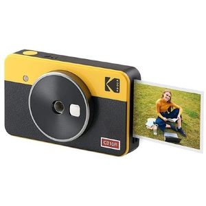 Kodak Mini Shot 2 Retro 2-in-1 Portable Instant Camera & Photo Printer Yellow + 60 Sheets Bundle