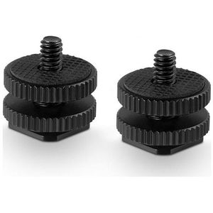 SmallRig 1631 Cold Shoe Adapter with 3/8" to 1/4" Thread 2pcs