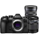Olympus OM-D E-M1 Mark II zwart + 12-40mm F/2.8 PRO + 40-150mm F/2.8 ED PRO