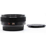 Panasonic MFT Lumix 20mm F/1.7 G pancake zwart OCCASION