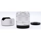 Panasonic MFT 35-100mm F/4.0-5.6 ASPH Mega O.I.S. G Vario zilver + H-FS35100 zonnekap OCCASION