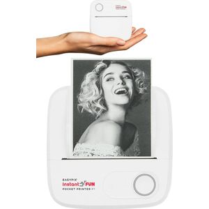 Easypix - InstantFun Pocket Printer P1 - Printer - Zwart - Thermisch Afdrukproces