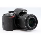 Nikon D3200 body zwart + AF-S 18-55mm F/3.5-5.6G DX VR II OCCASION
