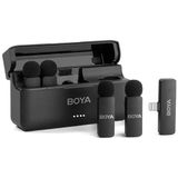 BOYA - BY-V4D - Microfoon - Zwart - Draadloos - Inclusief Opbergetui