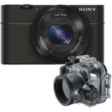Sony Cybershot DSC-RX100 + MPK-URX100A onderwaterbehuizing