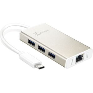 j5create USB-C® Multi-Adapter Gigabit Ethernet / USB™ 3.1 HUB