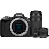 Canon - EOS R50 - Systeemcamera - Dubbelzoomkit - RF-s 18-45mm en RF 75-300mm