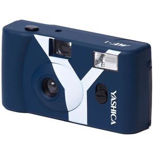 Yashica MF-1 Snapshot Art Camera Y Edition Dark Blue with 1 Film 400/24
