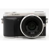 Panasonic DMC-GX7 zilver Limited Edition kit + Lumix 20mm F/1.7 ASPH G zilver + 45-150mm F/4-5.6 HD zwart mega O.i.S. Lumix G + zonnekap OCCASION