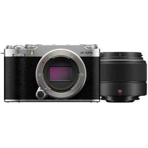Fujifilm X-M5 zilver + XC 35mm F/2.0