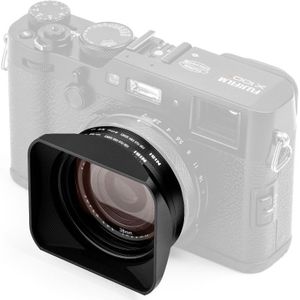 NiSi Lens Hood. UV-Filter & Cap for Fuji X100 Black