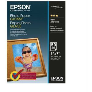 Epson Fotopapier Glossy 13x18cm (50 vel)
