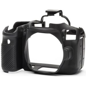 easyCover Bodycover voor Canon 90D - Zwart - Beschermhoes