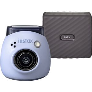 Fujifilm - INSTAX PAL - Digitale Camera - Lavender Blue - Printer Link WIDE - Mocha Gray