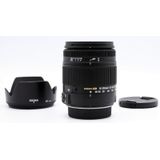 Sigma 18-250mm F/3.5-6.3 DC Macro HSM Pentax + zonnekap OCCASION