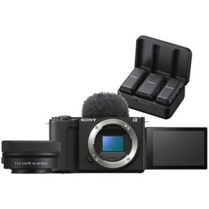 Sony - ZV-E10 II - Vlogcamera - Zwart - Inclusief 16-50mm II en ECM-W3