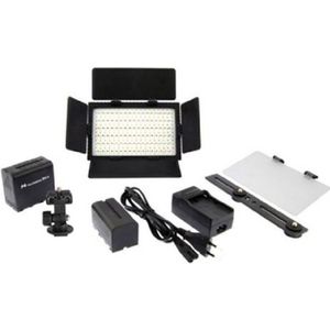 Falcon Eyes LED Lamp Set Dimbaar DV-216VC-K2 op accu