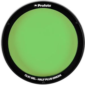 Profoto 101020 Clic Gel Half Plus Green voor C1 Plus