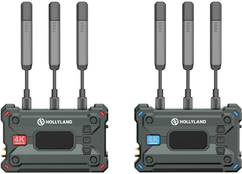 Hollyland - Pyro S - Draadloos Video-overdrachtssysteem - 4K - 400m Bereik - 50ms Latency