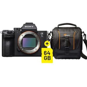 Sony - A7 Mark III - Starter Kit - Zwart - Inclusief Tas en 64GB SD-kaart