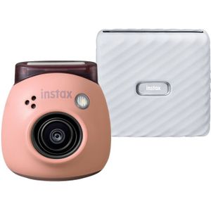 Fujifilm - INSTAX PAL - Digitale Camera - Powder Pink + Printer Link WIDE - Ash White