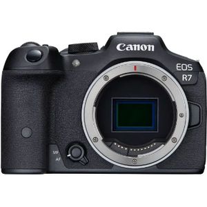Canon - EOS R7 - Systeemcamera - Sigma 18-50mm F/2.8 DC DN Canon RF Mount - Inclusief Canon DM-E1 Stereo Microfoon