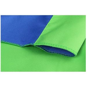 Studioking Achtergronddoek 2,7 X 5 Meter Textiel Blauw/groen