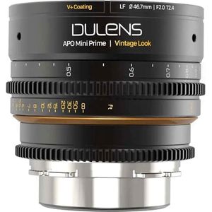 Dulens - Mini Prime 31mm T2.4 - PL-mount - Zwart - Cine Lens