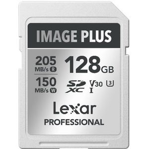 Lexar Image Plus 128GB SDXC UHS-I V30 - R205/W150 MB/s