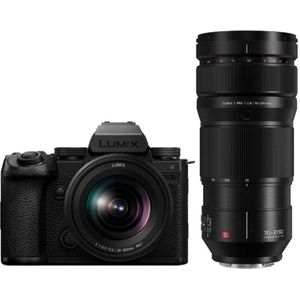 Panasonic - Lumix DC-S5 IIX - Systeemcamera - Zwart - Met 20-60mm en 70-200mm Objectieven