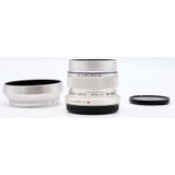 Olympus MFT 12mm F/2.0 Zilver ED M.Zuiko Digital + LH48B Zonnekap OCCASION