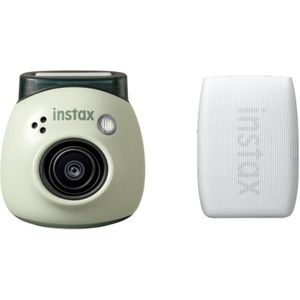 Fujifilm INSTAX PAL digital camera, Pistachio Green + printer mini Link 3, Clay White