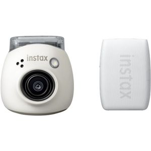 Fujifilm INSTAX PAL digital camera, Milky White + printer mini Link 3, Clay White