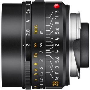 Leica - Summicron-M 28 f/2 ASPH - Zwart - Objectief